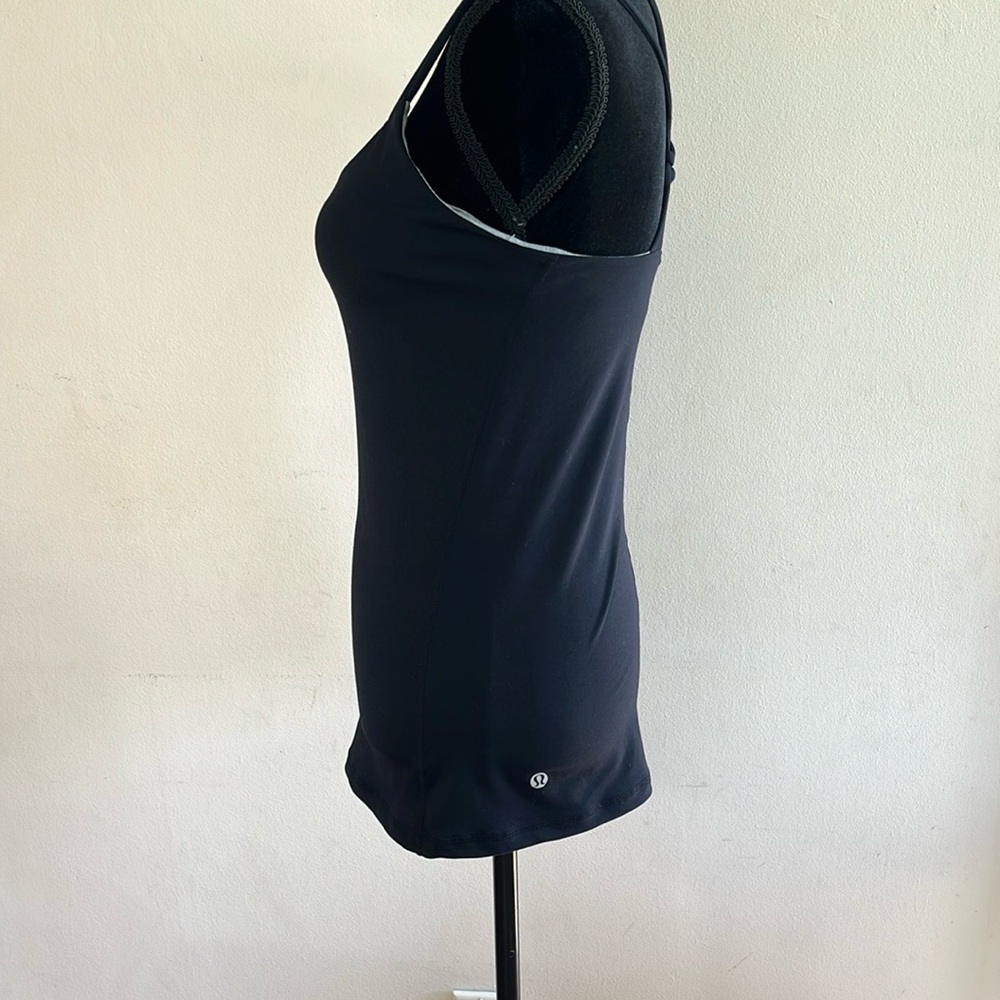 Lululemon Strappy Black Tank Top - Picture 2 of 6